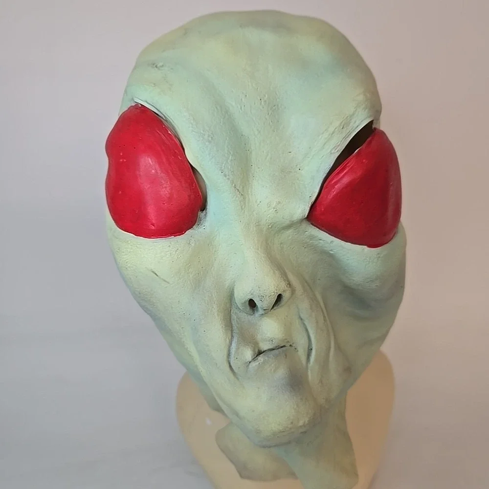 Vintage ALIEN‎ Mask - 1997 The Paper Magic Group Halloween